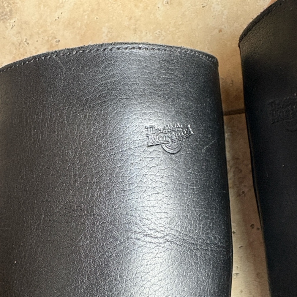 Dr. Martens Black Leather Moto Boots UK7 - Picture 3 of 13